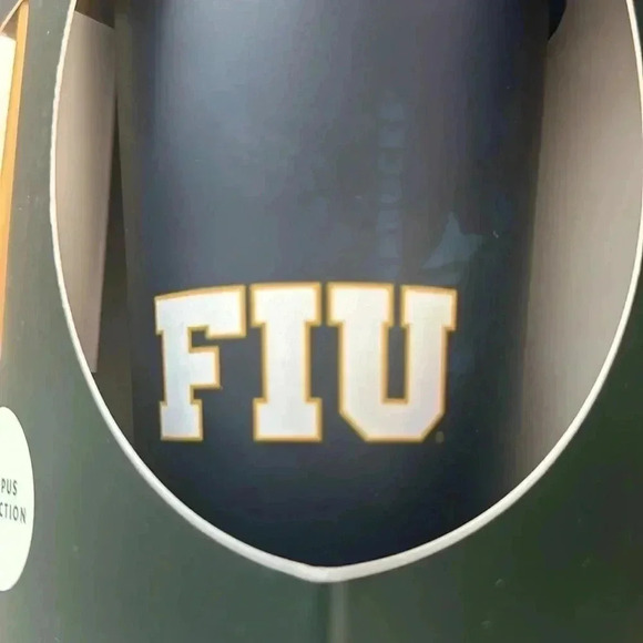 Starbucks Campus Collection Reusable “FIU” College Cold Cups BPA Free w/ Straws - Picture 6 of 6